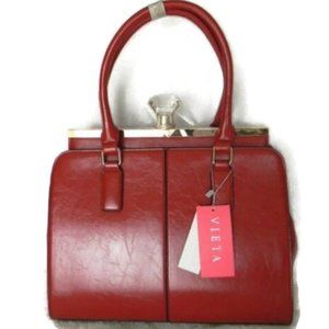 Vieta Handbag Top Handle & Shoulder Red Bag